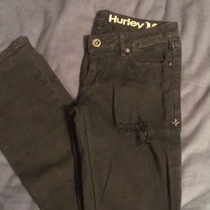 Hurley distressed black jeans